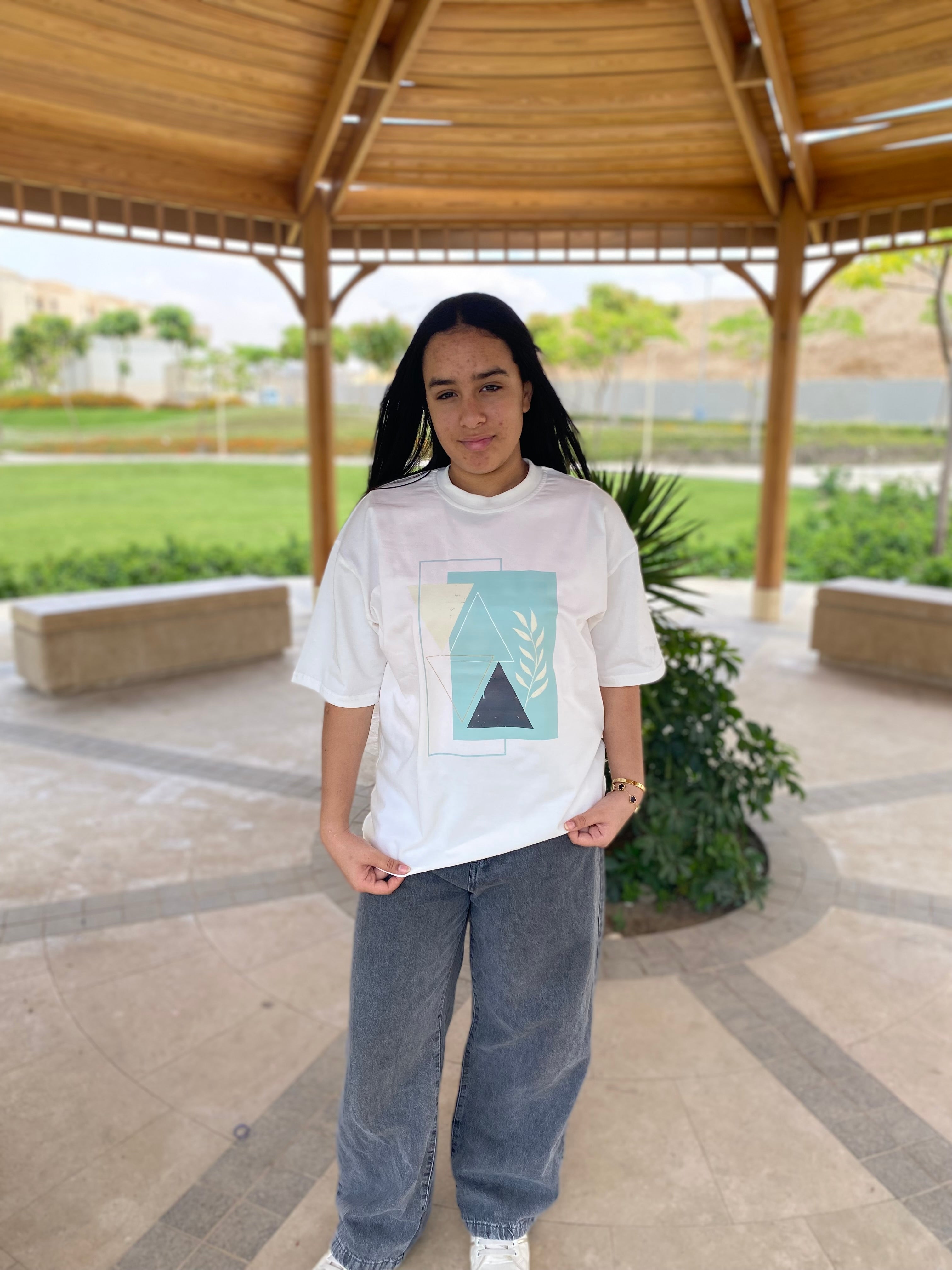 Green Matrix Unisex Oversized T-shirt