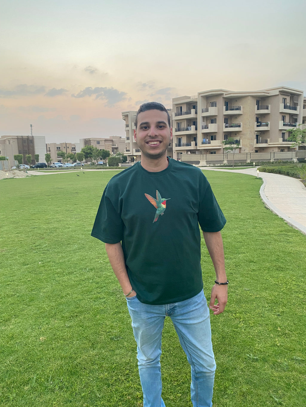 Humming Bird Unisex Oversized T-shirt