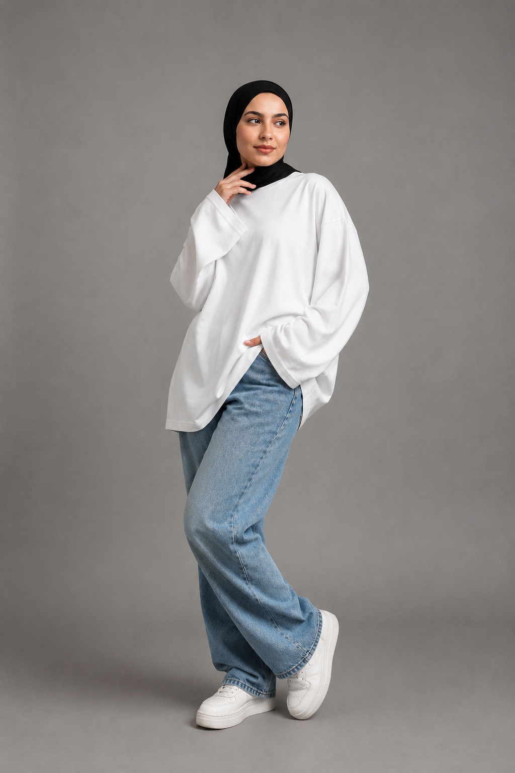 Long Sleeve White Basic