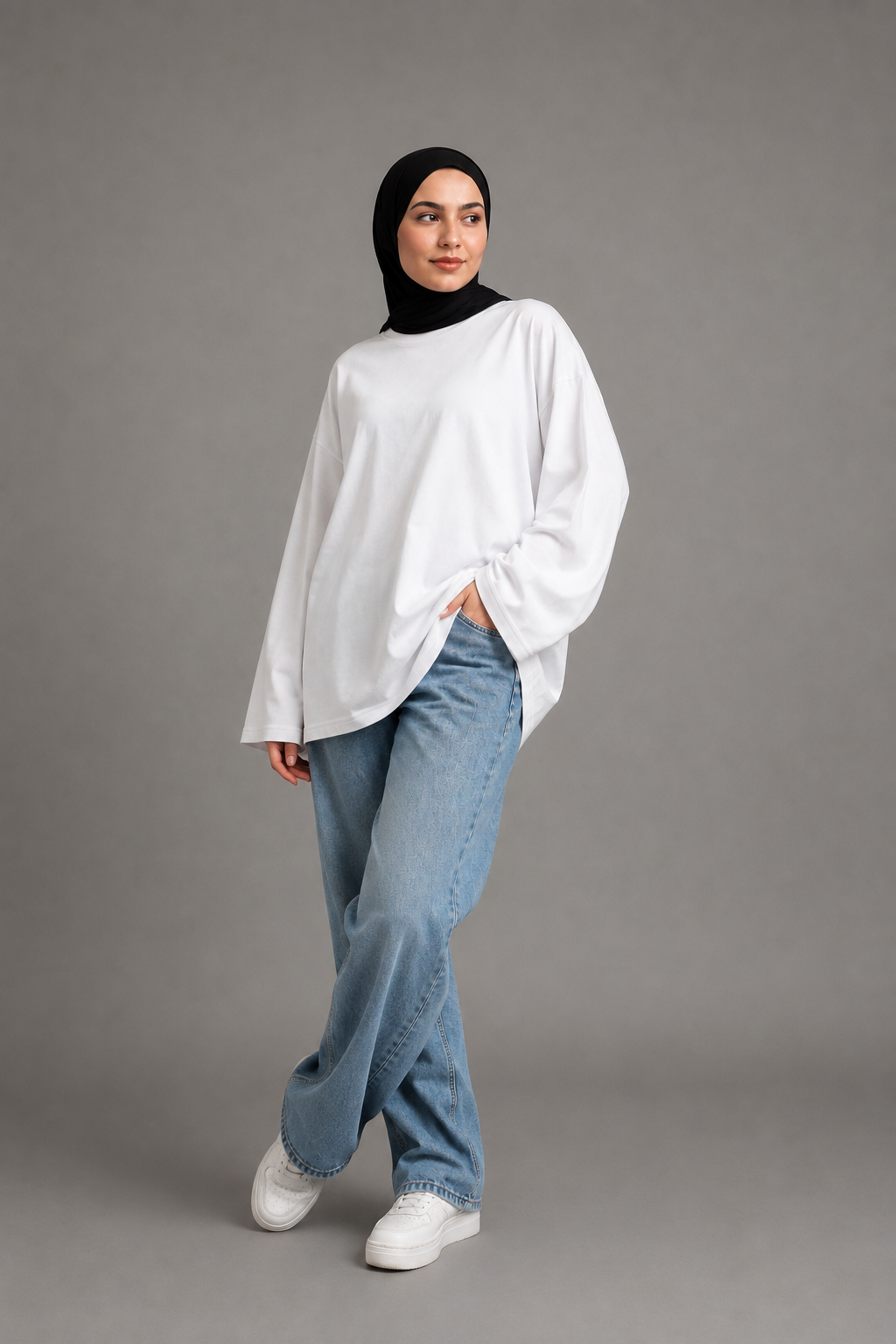 Long Sleeve White Basic
